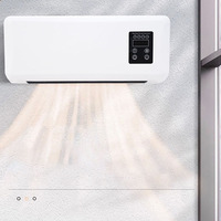 Climatiseur portable sans conduit 1500W, climatiseur mural, ventilateur à vent naturel et chauffage, ventilateur chauffant pour camping-car