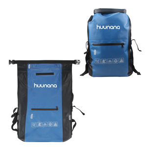 Venta al por mayor 500D impermeable bolsas secas mochila con cierre de cremallera 25L de capacidad logotipo personalizado para uso al aire libre - Product Image 1