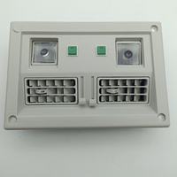 Accessoire de climatisation jaune double lumière à double œil de haute qualité sorties d'air réglables évents Buses-pour Yutong Jinlong
