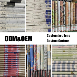 Carta da Parati 3D Autoadesiva con Foglie Verdi e Mattoni Gialli, Decorazione per Casa e Ufficio, Rivestimento Murale <span class=keywords><strong>in</strong></span> <span class=keywords><strong>PVC</strong></span> - Product Image 6