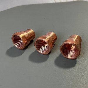 Raccords en cuivre standard NFJM, adaptateur haute pression, douille de raccordement de tuyau avec filetage NPT, technique de moulage pour la <span class=keywords><strong>plomberie</strong></span> - Product Image 3