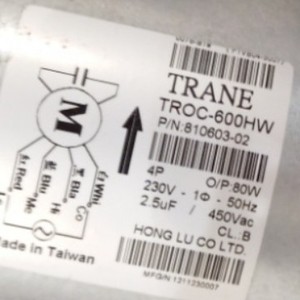 Moteur de soufflerie Trane TROC 300H 600H 800H 300HW 500HW 600HW FHL 400 pour remplacement de climatisation centralisée - Product Image 4