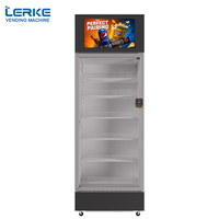 Vidrio Antivaho LOW-E de Nuevo Estilo LERKE con Enfriamiento por Aire 2-25 ℃   Máquina Expendedora Inteligente Refrigerada para Bebidas Mixtas