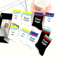 Chaussettes de sport respirantes de haute qualité avec logo personnalisé, chaussettes épaisses et confortables, choix premium