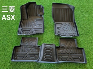 Ensemble complet de tapis de sol sportifs 5D 3D en TPE toutes saisons de haute qualité pour L200 ASX OUTLANDER MONTERO Xpander - Product Image 2