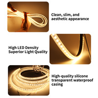 Bande LED DOB à tension sécurisée DC24V, avec driver à courant constant stabilisé intégré, signal stable sans scintillement