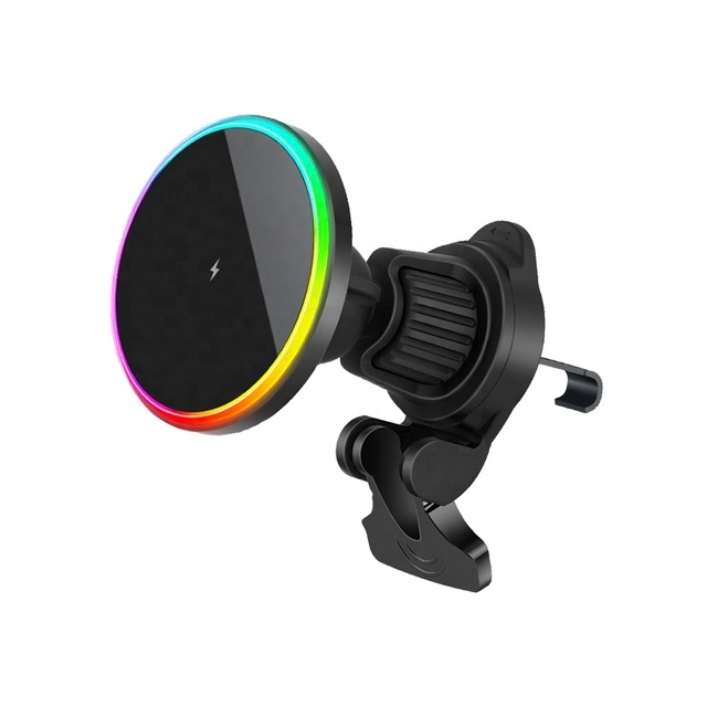 New Upgraded Car Magnetic Wireless Charger Car Air Vent Mount Wireless Charging Holder 15W Fast Charger for iPhone 17 16 Pro Max