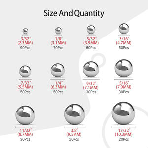 ตลับลูกปืนลูกเหล็กโครเมี่ยมขนาด4.763มม. 3/16นิ้วรุ่น <span class=keywords><strong>Feige</strong></span> ลูกเหล็กคาร์บอน Aisi 52100 HRC 66-70 G10จัดส่งเร็ว - Product Image 4