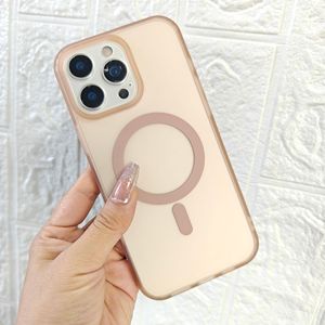 Funda magnética translúcida mate compatible con iPhone 17, funda protectora con tacto de piel para iPhone 16 Pro, funda protectora con orificio grande para Apple 15, 14 - Product Image 6