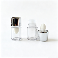 Flacon vide en plastique pour blush liquide et contouring avec grand applicateur éponge, conteneur de maquillage multi-usages, logo personnalisé