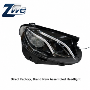 Faro a LED per <span class=keywords><strong>Mercedes</strong></span> Classe E <span class=keywords><strong>W213</strong></span> <span class=keywords><strong>2016</strong></span>-2020 Modello Vecchio Alta Specifica Doppio DRL OE 2139066501 2139069601 Montaggio Diretto di Fabbrica - Product Image 1