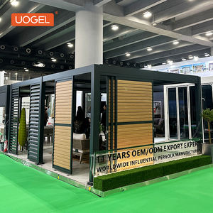 Pérgolas Eléctricas Premium para Jardín con Techos de Aluminio con Rejillas |   Colección Uogel Pavilion en Varios Tamaños - Product Image 2