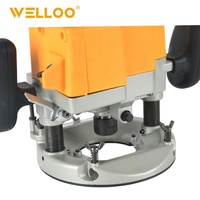 WELLOO Défonceuse électrique 1600W, outils électriques professionnels, petite fraiseuse à bois, défonceuse électrique pour le travail du bois