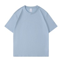 Logo personnalisé 180 GSM 100% coton 30 couleurs T-shirt uni unisexe Street Wear T-shirts surdimensionnés vintage de luxe vierge de haute qualité