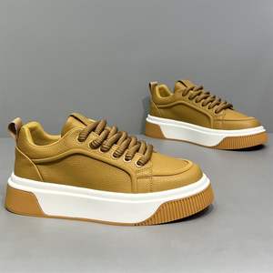 Zapatillas Deportivas de Piel para Hombre, Otoño 2026, Estilo Clásico, Ligeras, de Lujo, con Plataforma Baja, Modernas, Versátiles e Informales - Product Image 5