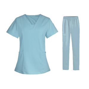 Pantalon médical personnalisable en gros, costume uniforme d'hôpital, pantalon à manches courtes, costume pour femmes, ensemble de pantalons givrés pour soins - Product Image 1