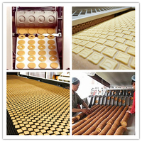 Petit mélangeur de pâte automatique pour biscuits, four de cuisson en acier inoxydable 304, haute capacité 100-1800 kg/h, ligne alimentaire