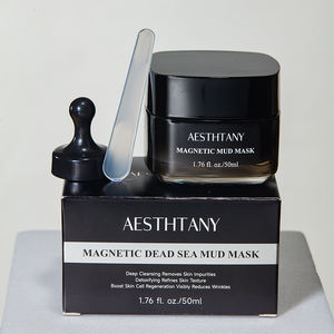 Masques faciaux à la boue Nettoyage en profondeur Éliminateur de points noirs Kit de masque magnétique pour les mains, le nez, les pieds Vegan Sans cruauté Anti-rides Blanchissant - Product Image 2