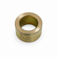 Manchon en laiton galvanisé jaune zingué 30,5x25,4 mm, entretoise d'arbre de roulement pour machines agricoles
