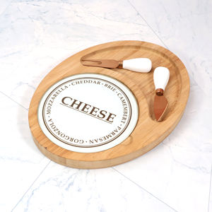 <span class=keywords><strong>Planche</strong></span> <span class=keywords><strong>à</strong></span> fromage <span class=keywords><strong>en</strong></span> bambou naturel de grande taille avec un ensemble de couteaux <span class=keywords><strong>à</strong></span> fromage <span class=keywords><strong>en</strong></span> acier inoxydable pour un usage domestique - Product Image 3