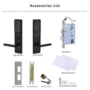 <span class=keywords><strong>Serrure</strong></span> <span class=keywords><strong>de</strong></span> <span class=keywords><strong>porte</strong></span> intelligente à carte-clé électronique RFID pour hôtel, <span class=keywords><strong>serrure</strong></span> <span class=keywords><strong>de</strong></span> <span class=keywords><strong>porte</strong></span> <span class=keywords><strong>coulissante</strong></span> en bois à montage encastré, prix d'usine 2026, <span class=keywords><strong>avec</strong></span> <span class=keywords><strong>poignée</strong></span> <span class=keywords><strong>de</strong></span> <span class=keywords><strong>porte</strong></span> - Product Image 3