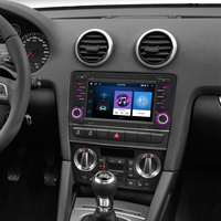 Autoradio Android 15 BQCC 7 pouces 2Din Quad/Octa Core avec Carplay, WIFI, GPS, BT, 4G, Lecteur USB, DSP 32EQ pour Audi A3 2003-2012