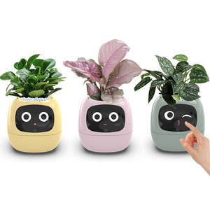 Vaso Piccolo per Fiori Auto-Irrigante Mimi con Sensore AI Intelligente, Interazione Facciale e Animale Domestico Digitale Tramite APP - Product Image 2