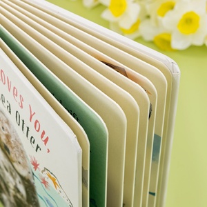 Impresión de Libros de Cartón para Bebés Personalizados, Libro de Cuentos 'Mamá <span class=keywords><strong>Te</strong></span> Ama', Cartón Grueso con Esquinas Redondeadas, Impresión a Todo Color, Fábrica de Impresión Infantil - Product Image 4