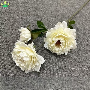 Fleur de pivoine artificielle à longue tige unique en soie pour la décoration de la maison, les mariages, les fêtes, le Nouvel An chinois, les centres de table, les vases et le bureau - Product Image 6