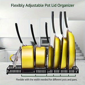 Séparateurs extensibles en métal pour le <span class=keywords><strong>rangement</strong></span> des bols à vaisselle dans les armoires, 1 pièce - Product Image 6