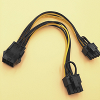Séparateur PCI-E PCI Express ATX 18awg 6 à dual 8 broches, 6 + 2 broches, accessoires pour ordinateur, nouveau modèle