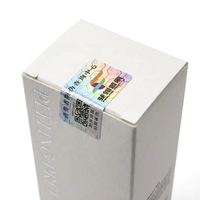 Autocollants personnalisés anti-contrefaçon à gratter avec code QR et numéro de série holographique sur papier brillant auto-adhésif pour promotion et épicerie