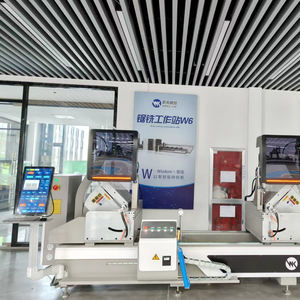 เครื่องตัดอลูมิเนียม WEIKE สำหรับประตูและหน้าต่าง แบบ CNC พร้อมใบเลื่อยตัดมุมสองด้าน และหน้าจอขนาดใหญ่ - Product Image 3