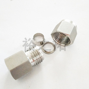 Stainless Steel Internal Thread Fitting Straight <b>Connector</b> For Air Source Pipe Copper Pipe 304 Material - Product Image 1