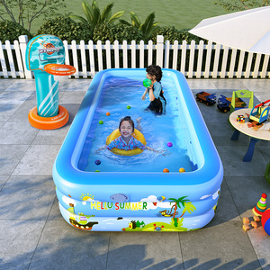 <span class=keywords><strong>Piscine</strong></span> gonflable rectangulaire en PVC de taille normale pour enfants et adultes, pour l'intérieur et l'extérieur, 3,8 m, <span class=keywords><strong>pas</strong></span> <span class=keywords><strong>cher</strong></span> - Product Image 4