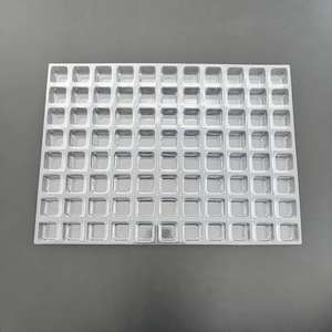 Fournisseur direct d'usine, barquettes d'emballage en <span class=keywords><strong>PET</strong></span> recyclables personnalisées, barquettes alimentaires en plastique avec compartiments - Product Image 2