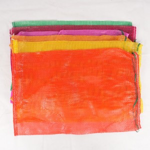 İpli pp tübüler kumaş meyve sebze örme Net Mono raşel kravat dize ile örgü çanta rulo - Product Image 1