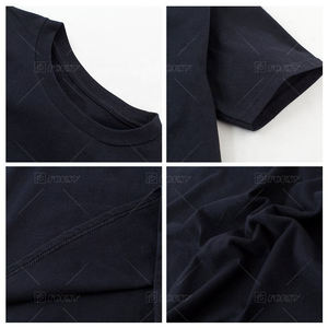 कस्टम यूनिसेक्स टीशर्ट उच्च गुणवत्ता 100% प्रीमियम कपास टी शर्ट कस्टमाइज़ पुरुषों की ओ-गर्दन खाली टी शर्ट - Product Image 4