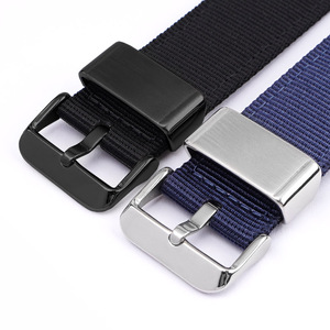 스테인레스 스틸 버클 22mm 손목 시계 스트랩 짠 나일론 시계 밴드 애플 시계 밴드 38mm 42mm 40mm 44mm 41mm 45mm - Product Image 5