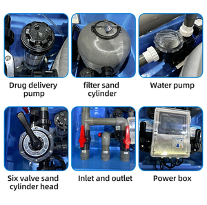 Hình vuông hộp ngầm hộp lọc nước Thiết bị bể bơi-Phụ kiện hồ bơi inground bao gồm bơm Lọc Cát - Product Image 6