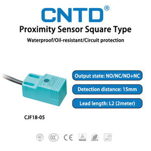 Fabricante de CNTD Sensor de proximidad distancia de detección de tipo <span class=keywords><strong>cuadrado</strong></span> 5mm salidas de dos cables 500Hz NPN para IP67 industrial - Product Image 2