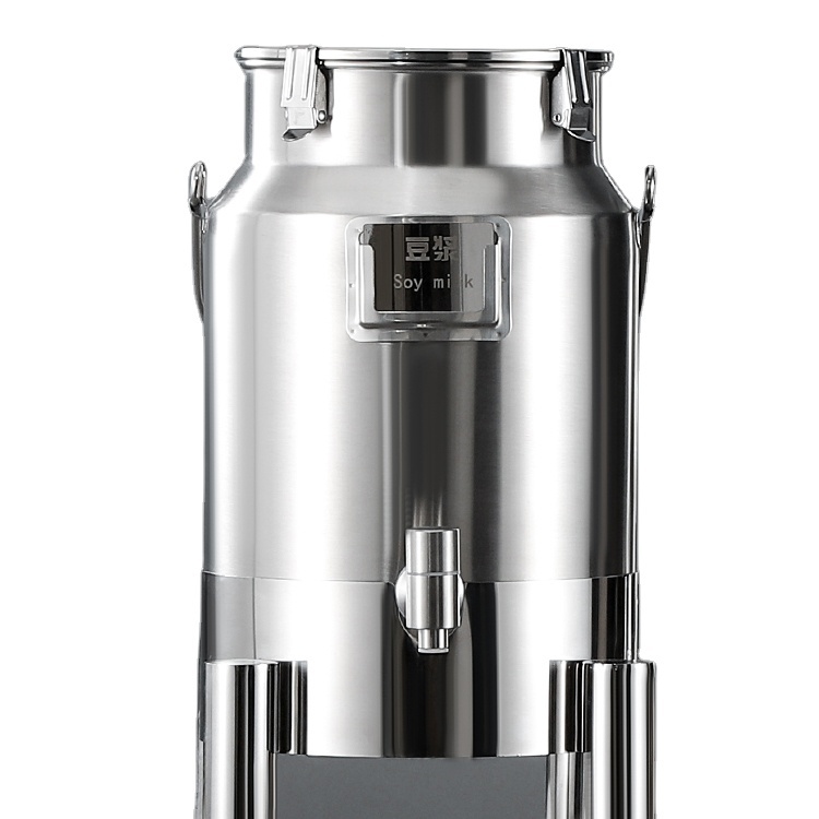 Secchio Per Latte In Acciaio Inox 5L Con Rubinetto - Per Conservazione Latte, Vino, Olio, Uso Domestico O Rurale