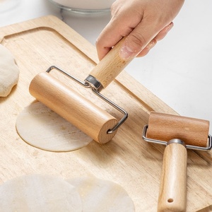 Rouleau à pâtisserie en bois antiadhésif de petite taille <span class=keywords><strong>pour</strong></span> la pâtisserie, vente en gros - Product Image 2