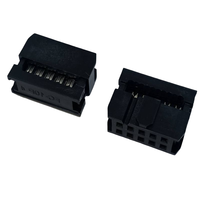 Hoyato Haute Vitesse 2.54mm Pas 10 Broches Câble Plat IDC Prise Fil Connecteur fabricant