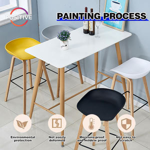 <span class=keywords><strong>Table</strong></span> de bar rectangulaire minimaliste contre le <span class=keywords><strong>mur</strong></span> <span class=keywords><strong>Table</strong></span> de bar haute pour petit appartement moderne - Product Image 2