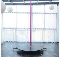 Scène ronde professionnelle portable pour pole dance à vendre