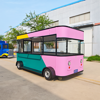 Factory Customized Mobile Bar Beer EV Fast Food Cart Ice Cream Coffee Pizza Fast Food Kiosk Electric Mobile Drivable Food Truck