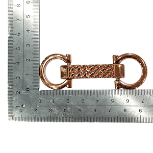 Hebilla para Zapatos de Aleación de Hierro y Zinc, con Diseño de Roseta y Diamantes Finos, Bañada en Oro Rosa, Duradera y Ecológica, Directo de Fábrica, para Mocasines - Product Image 4