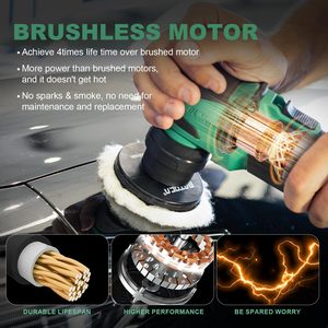 Polisseuse Batoca S4 <span class=keywords><strong>sans</strong></span> fil 2-en-1 avec tampon de polissage pour le detailing et l'entretien automobile 110V-240V 2000-5500 tr/min - Product Image 4