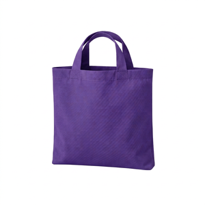 Cotton <b>Tote</b> <b>Bag</b> <b>with</b> <b>Pockets</b> Long Shoulder Strap and Short Handle Heavy Duty Foldable cotton <b>bag</b> Custom Logo Pattern - Product Image 4